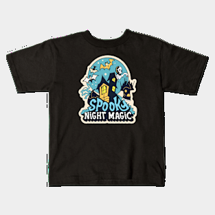 Spooky night magic Kids T-Shirt